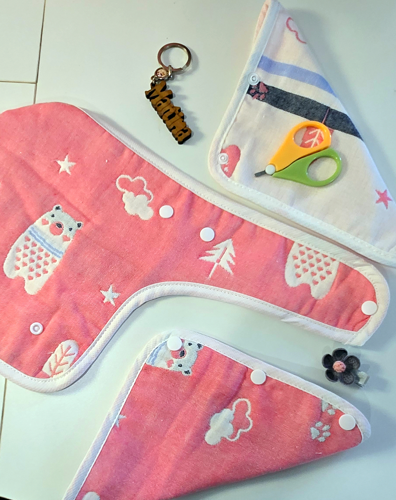 Zima Drool Pads Set Bib for Ergonomic Baby Carriers Ergobaby Infantino Lennylight Littlefrog Tula