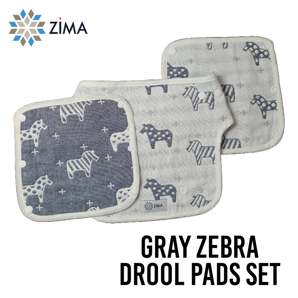 Zima Drool Pads Set Bib for Ergonomic Baby Carriers Ergobaby Infantino Lennylight Littlefrog Tula - Image 3