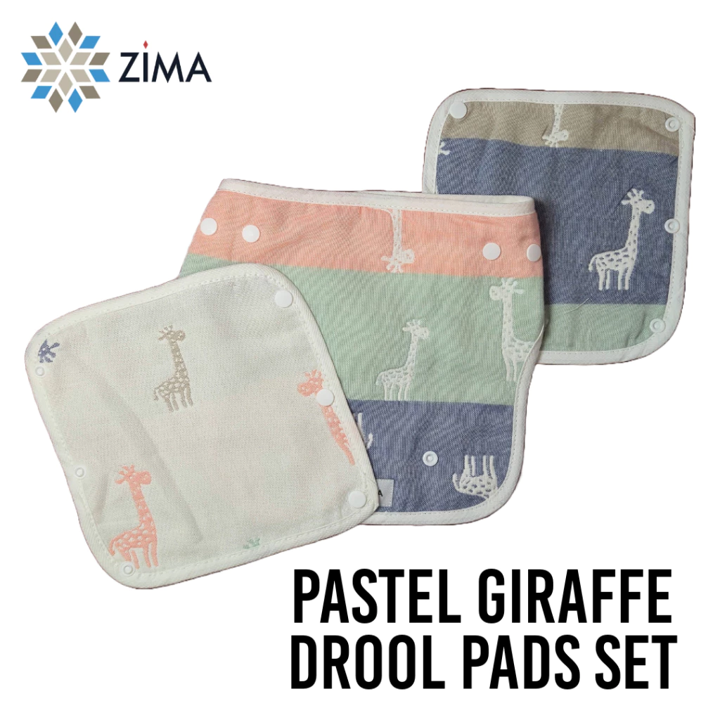 Zima Drool Pads Set Bib for Ergonomic Baby Carriers Ergobaby Infantino Lennylight Littlefrog Tula - Image 4