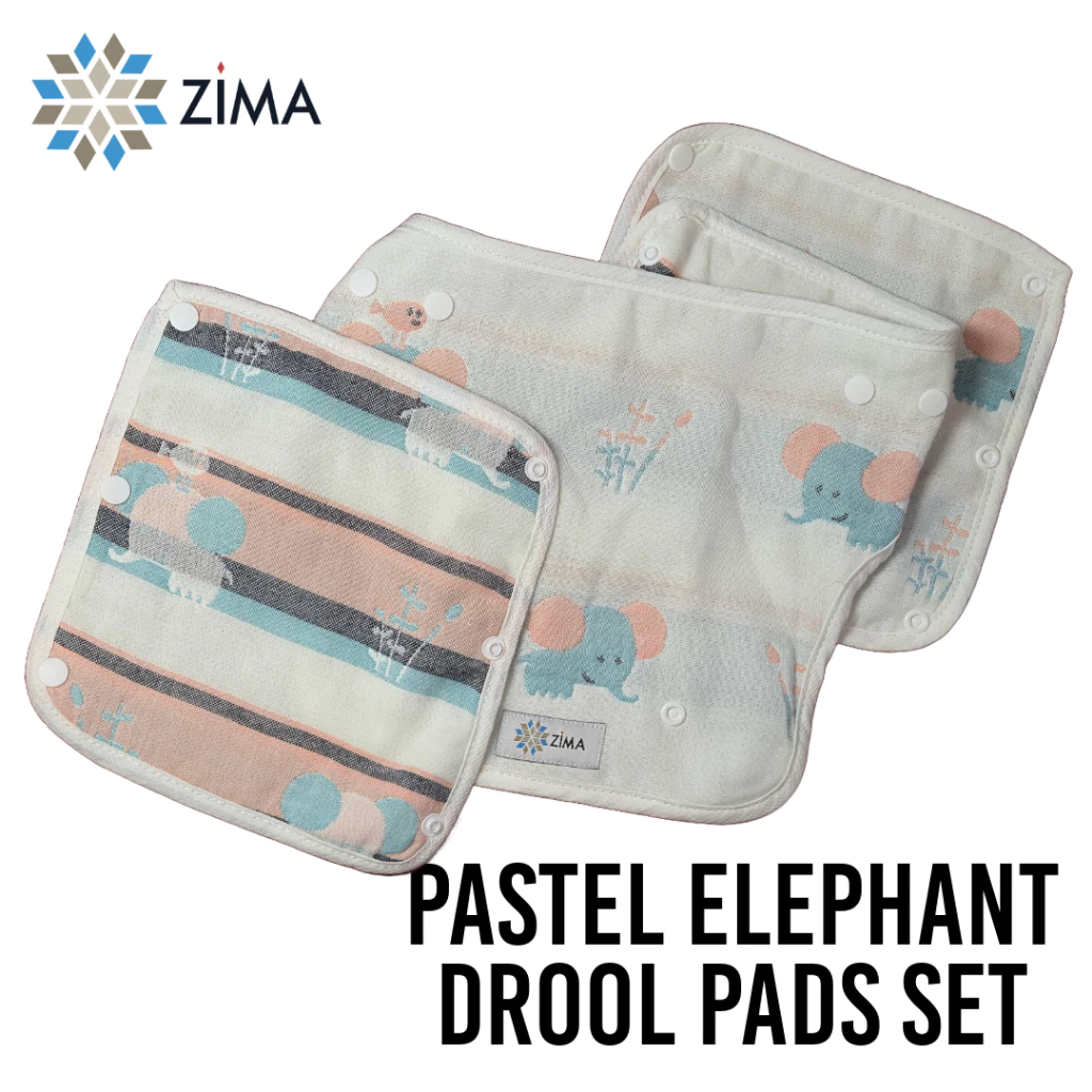 Zima Drool Pads Set Bib for Ergonomic Baby Carriers Ergobaby Infantino Lennylight Littlefrog Tula - Image 5