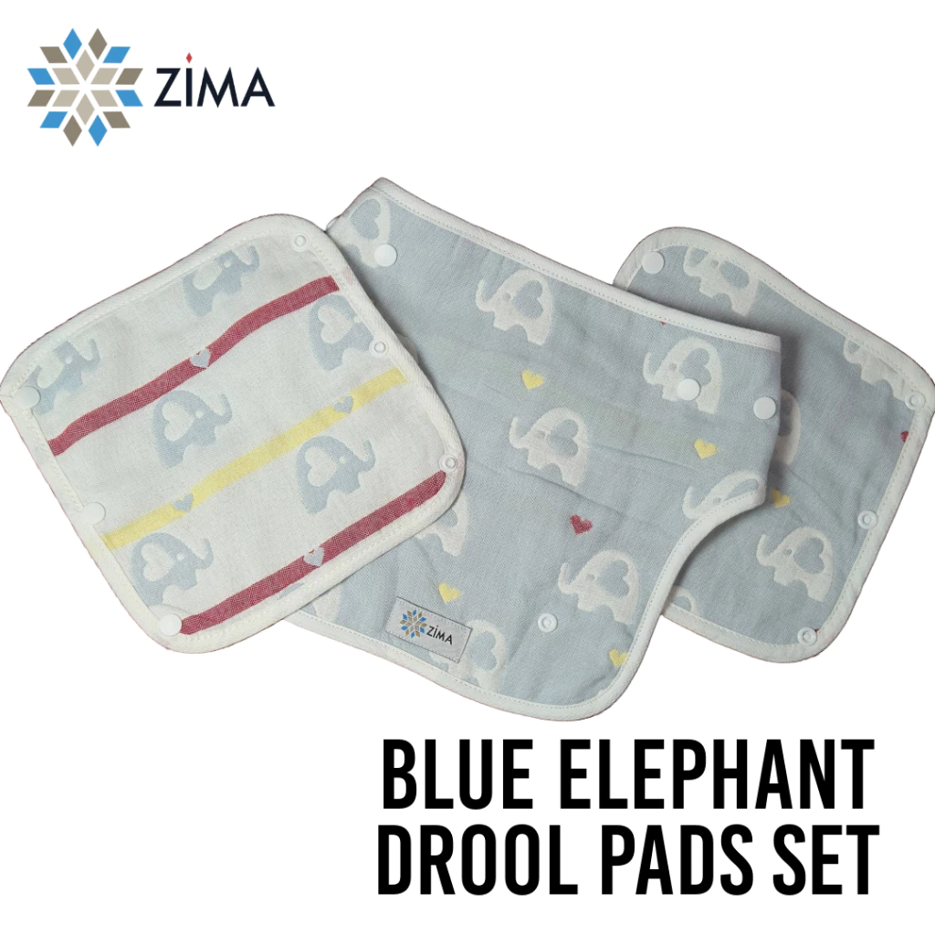 Zima Drool Pads Set Bib for Ergonomic Baby Carriers Ergobaby Infantino Lennylight Littlefrog Tula - Image 6