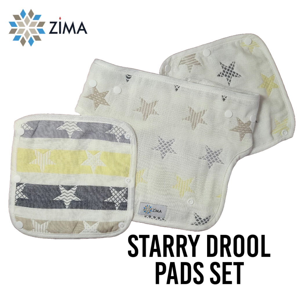 Zima Drool Pads Set Bib for Ergonomic Baby Carriers Ergobaby Infantino Lennylight Littlefrog Tula - Image 7