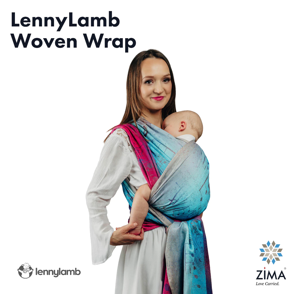 LennyLamb Woven Wrap Baby Carrier Babywearing Ring Sling for Newborn Toddler